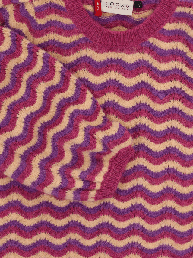 Looxs knit sweater multi stripe