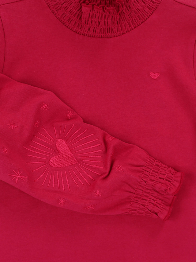 Pink rose Little t-shirt longsleeve