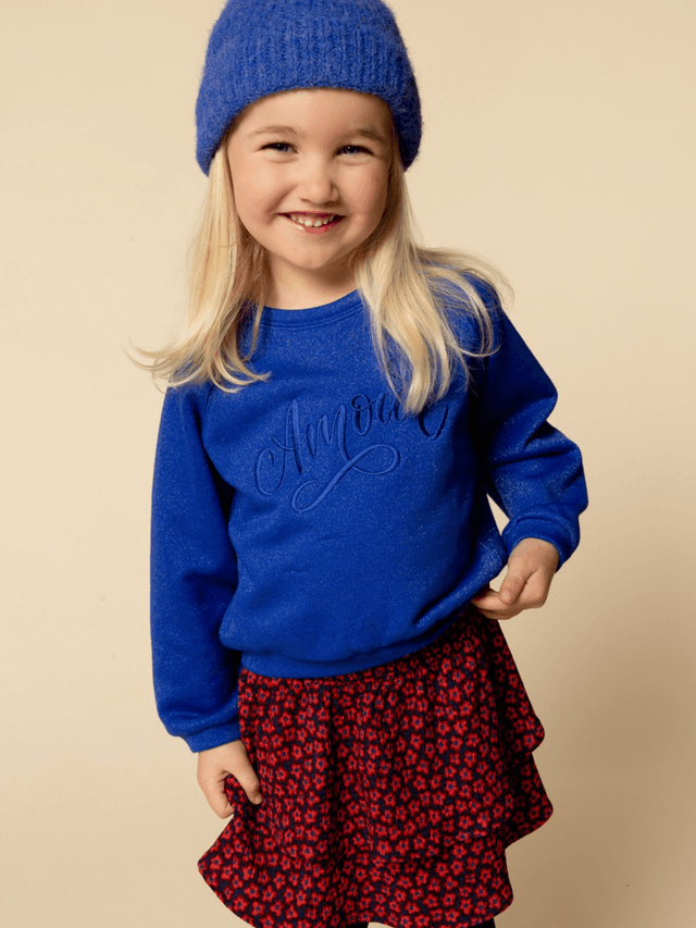 Looxs sweater Kobalt Blue Lurex