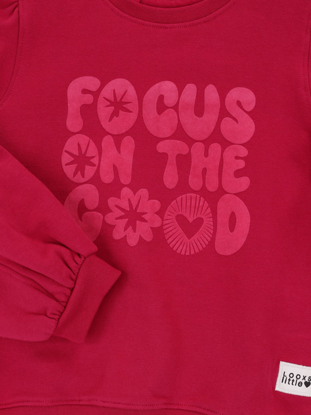 Pink rose Little sweater