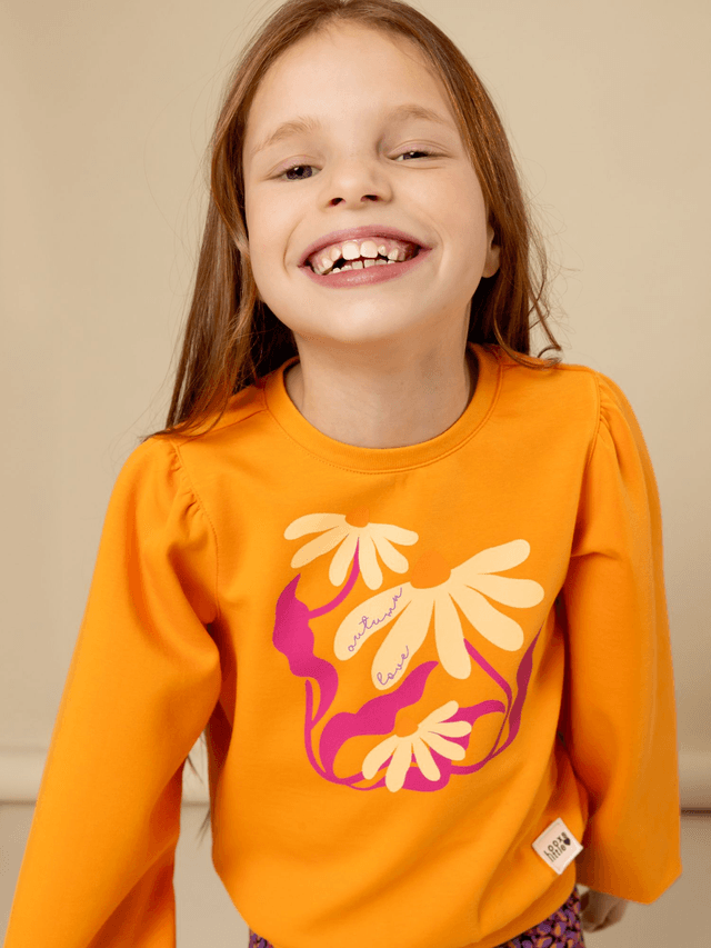 Looxs longsleeve bright orange