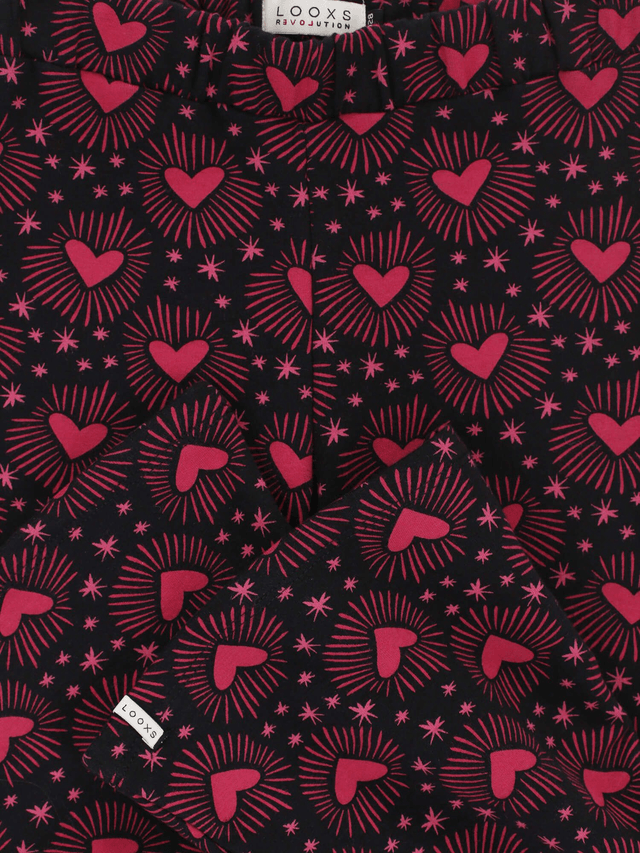Boho Hearts Little sweat flaire pants