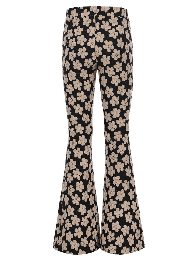 Flowerfield black Little flaire pants