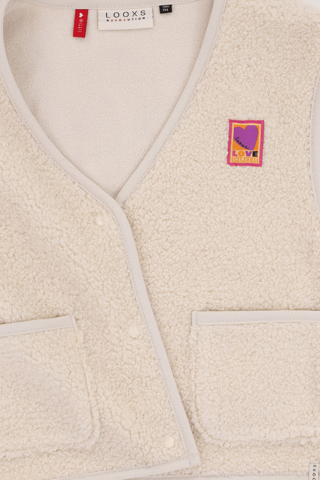 Looxs Dove white gilet