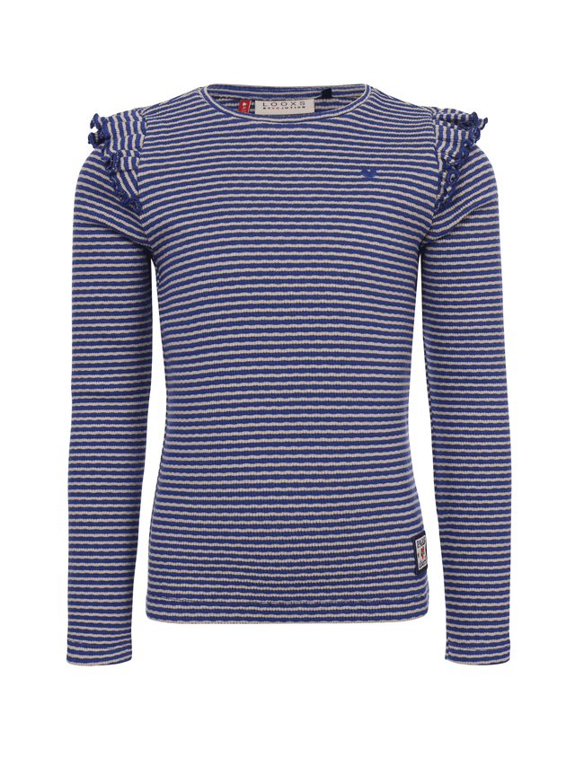 Looxs Check striped longsleeve