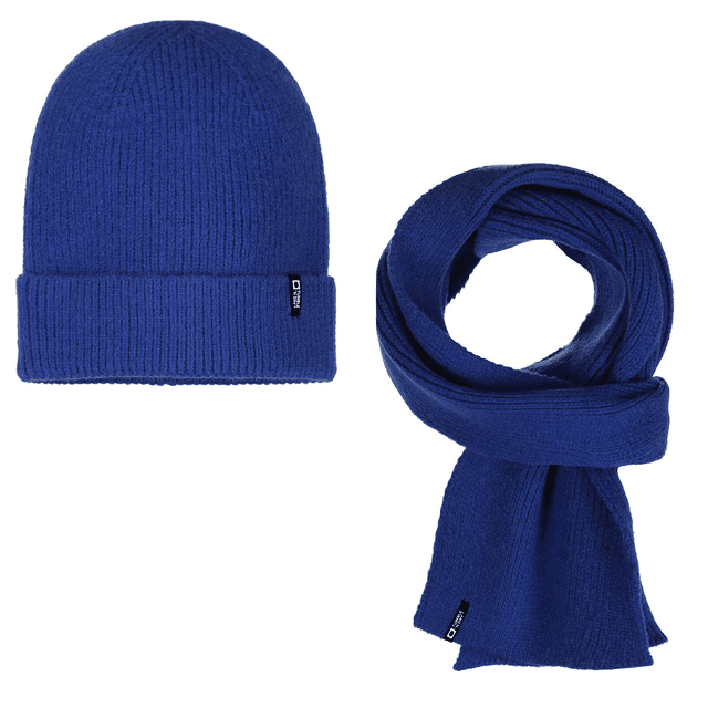 Tumble &#039;N Dry Beanie and Scarf muts en sjaal - Blauw