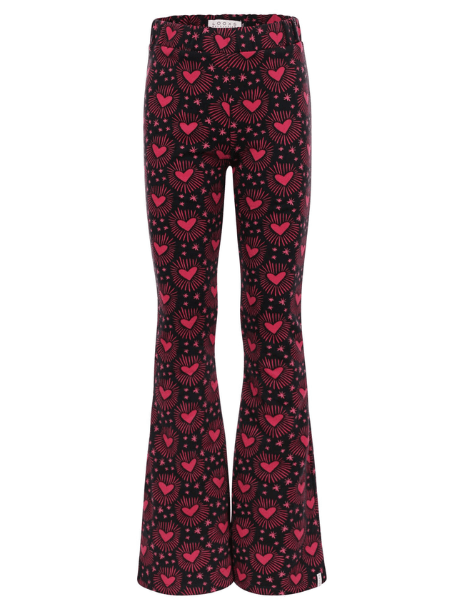 Boho Hearts Little sweat flaire pants