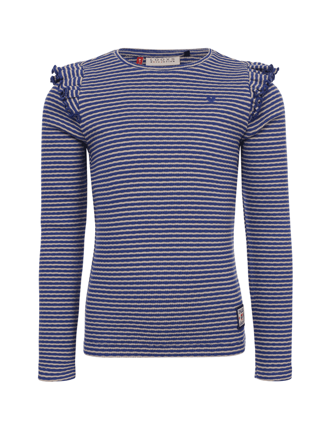 Looxs Check striped longsleeve